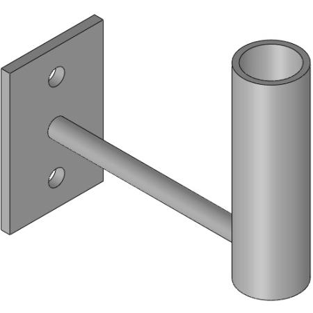ANDREW an Amphenol company - Wood Pole Mount Weldment - MTC300901