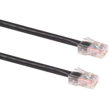 5 ft Cat 5e Indoor and Unshielded Patch Cable with RJ45 Male - RJ45 Male Connectors in Black