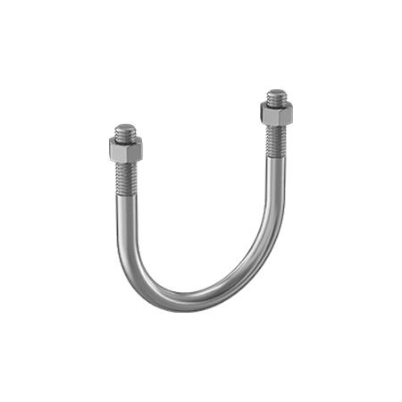 U Bolt SS 2-7/8" OD pipe