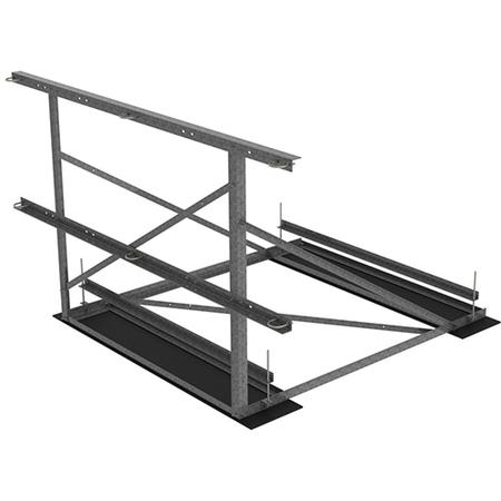 10 ft Face Non-Penetrating Roof Frame, Pipe Not Included