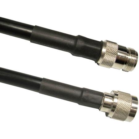 80 ft TWS-400 Cable Assembly with N Male - N Female Connectors