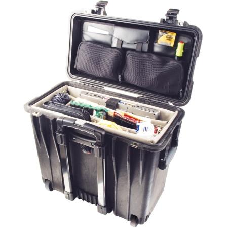 Top Loader case, BLK, office divider and lid org.