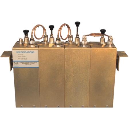 806-896 MHz Pass/Reject Four 4" Cavity Duplexer