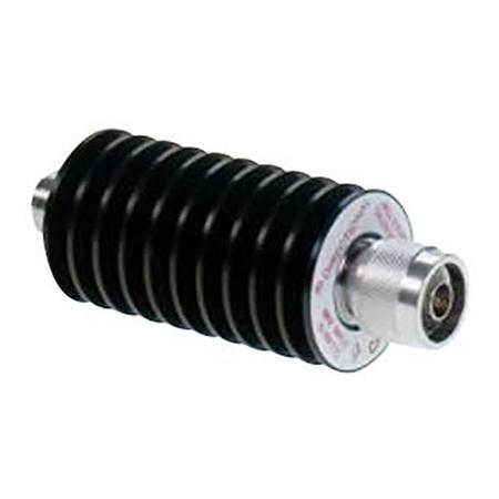 50 W 40 dB DC - 3 GHz Fixed Attenuator with N Male - N Female Connectors