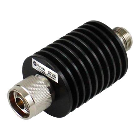 25 W 6 dB DC - 3 GHz Resistive Attenuator with N Male - N Female
