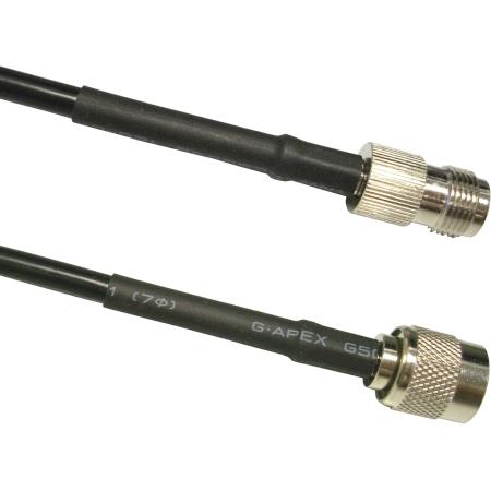 1.5 ft TWS-100 Cable Assembly with RP TNC Male - RP TNC Female Connectors