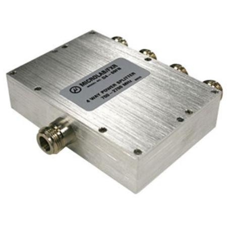 4-way Wilkinson Splitter 694-2700MHz 10W Type N