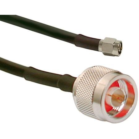 2 ft LMR®-200 Cable Assembly with N Male - SMA Male Connectors