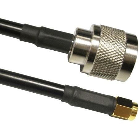 3 ft TWS-240 Cable Assembly with N Male - RP SMA Male Connectors