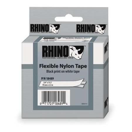 1" DYMO white label tape