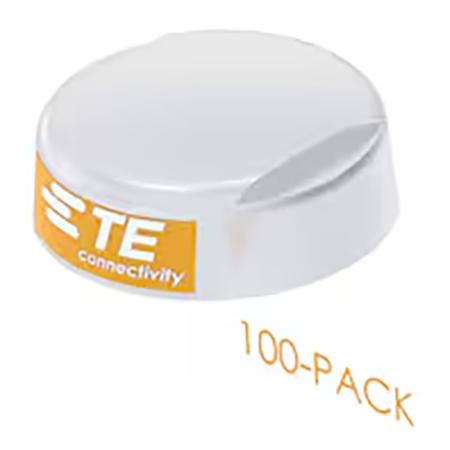 Chrome Rain Cap, 100 Bulk Pack