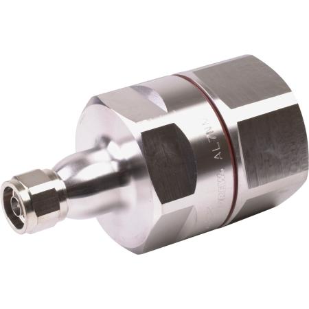 N Male Positive Stop™ Straight Connector for 1-5/8 in HELIAX® Cable