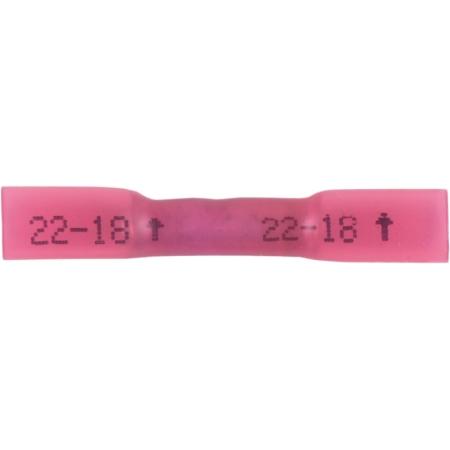 Butt connector, Heat shrink, 22-18 gauge/25 pack
