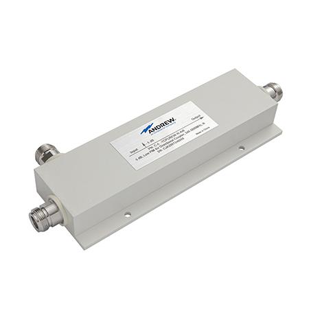 340 - 3800 MHz 6 dB Air Directional Coupler with N Female Connectors, White