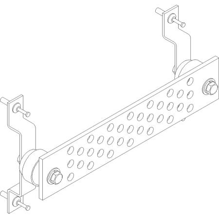 Universal 1/4"x2.5"x12.5" Ins Groundbar