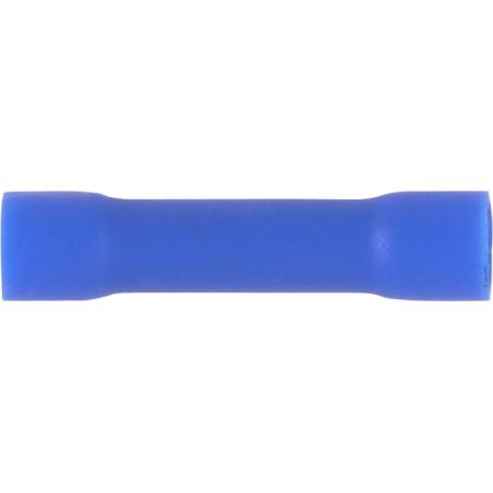 Vinyl Butt Connector in Blue, #16 - 14 AWG, 500 Pack