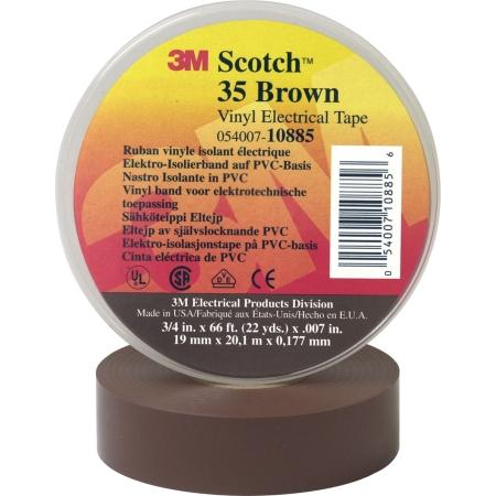 Electrical tape BROWN, 3/4" x 66'/ 1 roll