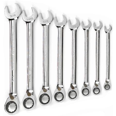 Ratchet Wrench SAE 8pc.