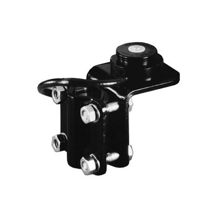 Mirror Bracket Mount with 17 ft RG-58/U Cable and Mini-UHF in Black