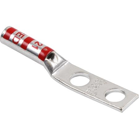 #8 2 hole, 1/4in, long