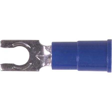 Fork Terminal,Vinyl ,16-14 gauge,#6 stud/100 pk