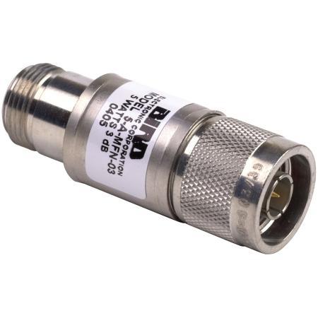 100 W 10 dB DC - 2.4 GHz Attenuator with N Female - N Female Connectors