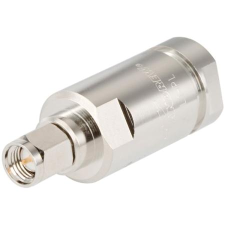 SMA Male Positive Lock Straight Connector for 1/4 in HELIAX® LDF1-50 Cable