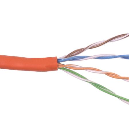 24ga 8cond UTP CAT5E CMR rated, 1000ft box(Orange)