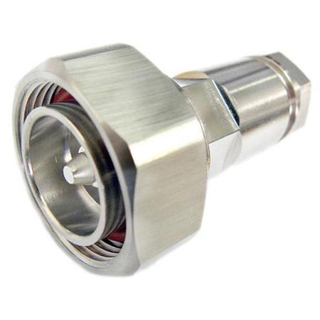 7/16 DIN Male Positive Lock Straight Connector for 3/8 in HELIAX® FSJ2-50 Cable