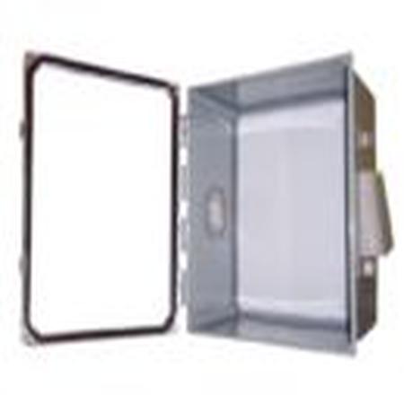 18x16x10 Vent Enclosure. Clear Door/Latch.