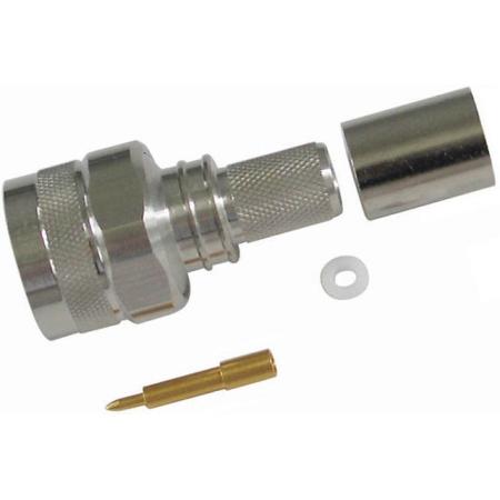 Times Microwave Systems, Inc. - N Male Hex/Knurl Combo No