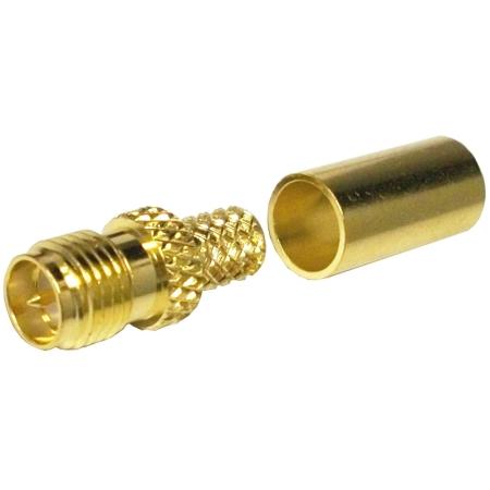 RPSMA Female Connector for TWS-195 Cable with Captivated Center Pin