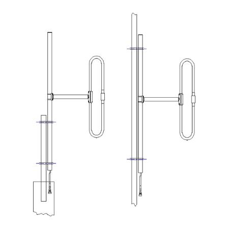 138-174 Exposed Dipole Qtr Wave-Heavy Duty
