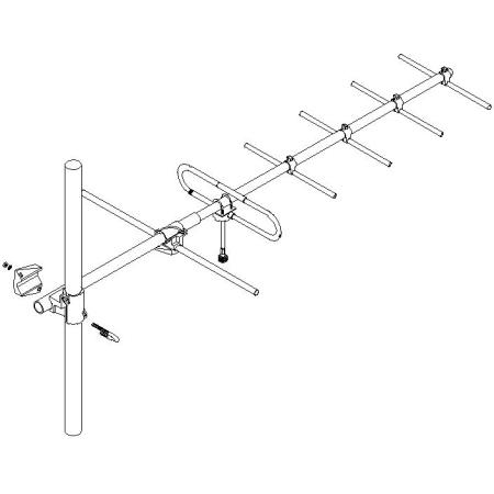 167-174 MHz 9.5dB Yagi