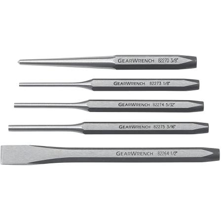 5 piece Punch and Chisel Set