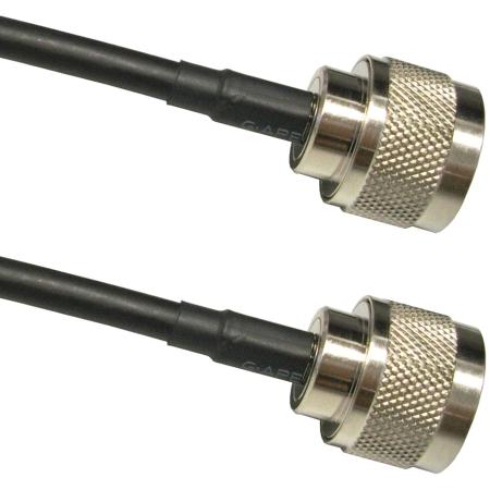 1 ft TWS-195 Cable Assembly with N Male - N Male Connectors