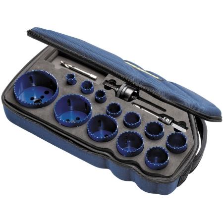 Hole Saw Kit, 17 piece