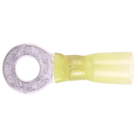 Ring Term. Heatshrink12-10 gauge,1/4" stud/100 pk