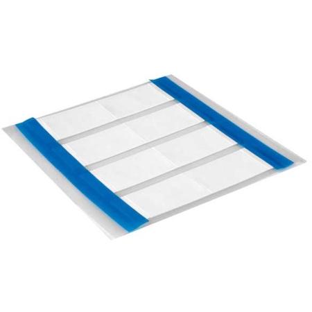 White Self-Lam. Polyester,1"X.75"X2.25"