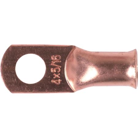 Copper lug,4 gauge, 5/16" stud/10 pack