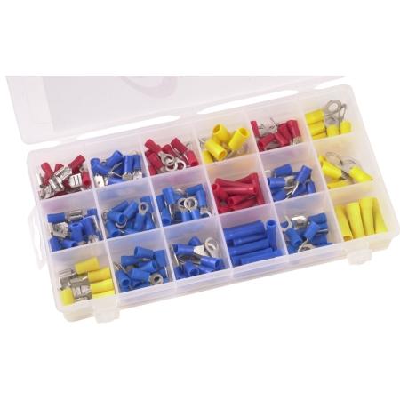 Vinyl Terminal, 165 Piece Multicolored Assortment Pack