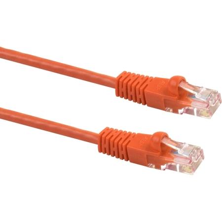 1ft Cat-5e Orange Indoor RJ45M-RJ45 Male