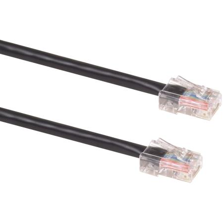 25 ft Cat 5e Indoor Patch Cable with RJ45 Male - RJ45 Male Connectors in Black