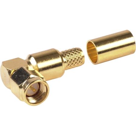 RA SMA Male Connector for TWS-240 Cable with Captivated Center Pin