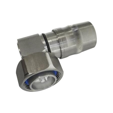 UXP Connector, 50 Ohm, Din Male Right, LS LHF 12D