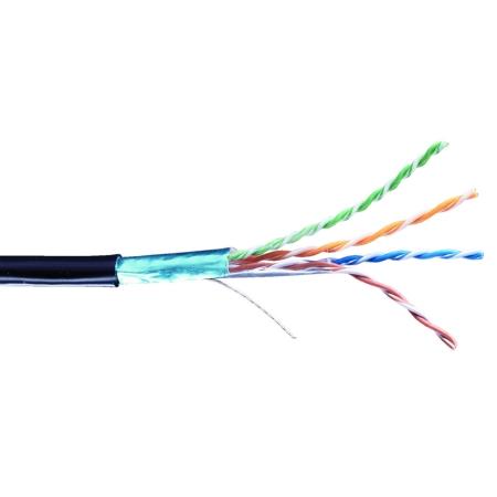 24awg 4pr, STP CMX UV PVC CAT5e - 1000ft