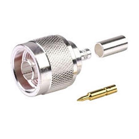 50 Ohm N Male Crimp Connector forRG-142/U and RG-55/U