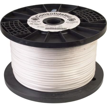 18ga 2 conductor White Zip Cord/1000 ft.