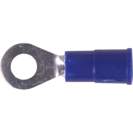 Ring Terminal,Vinyl , 16-14 gauge,#8 stud/100 pk