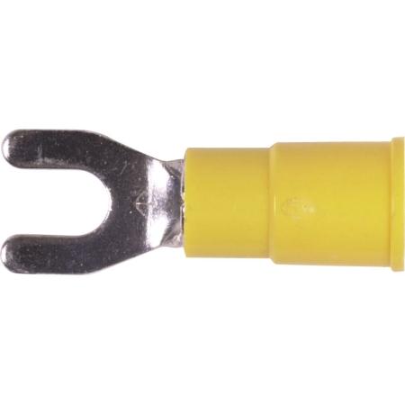Vinyl spade crimp lug for wire sizes 12-10 gauge